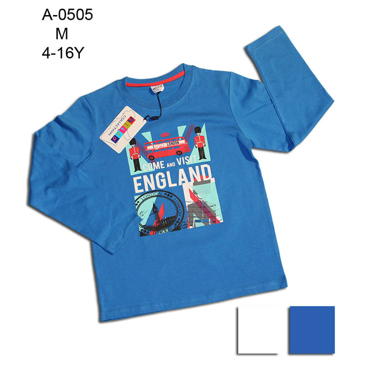 Picture of A0505 BOYS LONGSLEEVE SHIRT LOVE LONDON